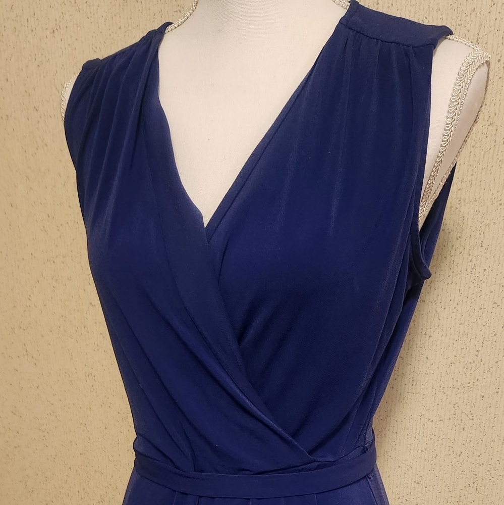 Apt. 9 Royal Blue Sleeveless Midi Dress